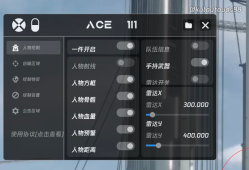 和平精英辅助【ACE容器直装稳定版】人物透视 射线方框 锁死自瞄 子弹追踪