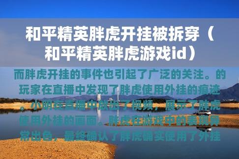 米老鼠解说和平精英_胖虎解说和平精英黑辅助  第1张