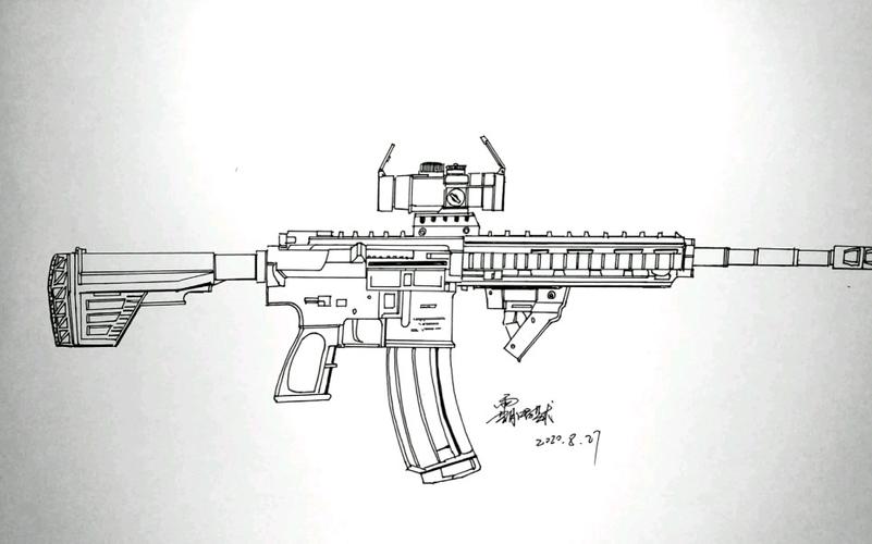 和平精英手绘图角色_和平精英透视手绘简单图片  第1张